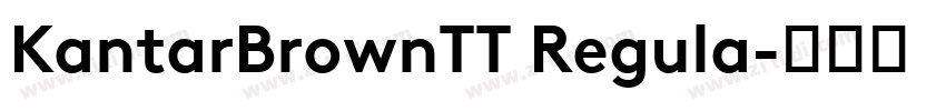 KantarBrownTT Regula字体转换 KantarBrownTT Regula字体转换